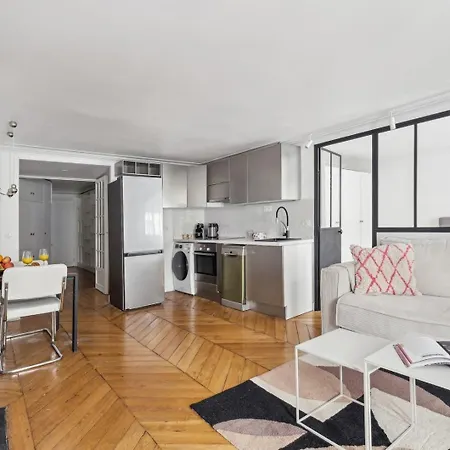 Bnbnook - Bright 1br By Louvre & Tuileries Gardens Paris